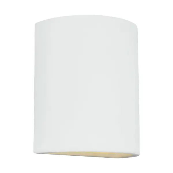Paintable Ceramic One Light Outdoor Wall Lantern