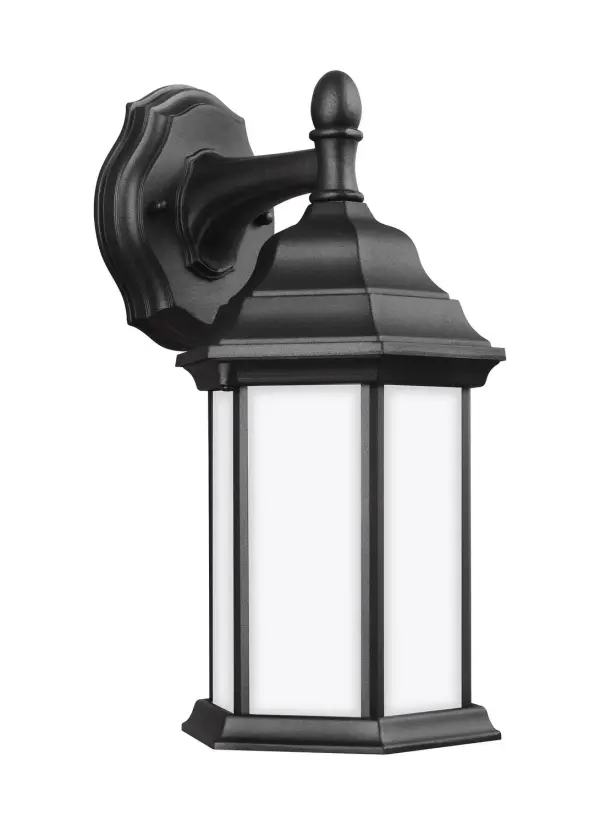 The Sevier outdoor wall lantern combines durability with understated style. Its die-cast aluminum construction and wet rating make it ideal for exposed coastal locations, while satin etched glass provides soft, diffused light.
