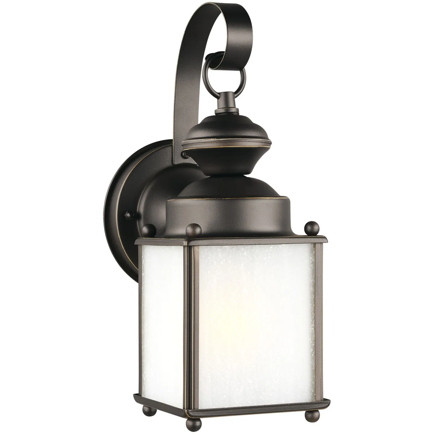 Jamestowne Outdoor Wall Lantern in Antique Bronze