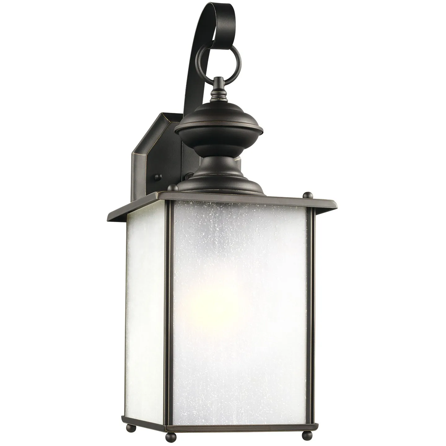 Jamestowne Outdoor Wall Lantern in Antique Bronze