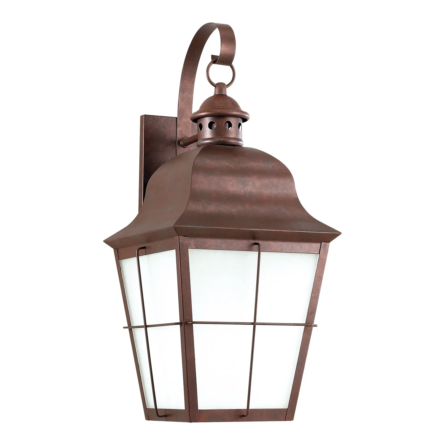 Chatham Outdoor Wall Lantern in Weathered Copper