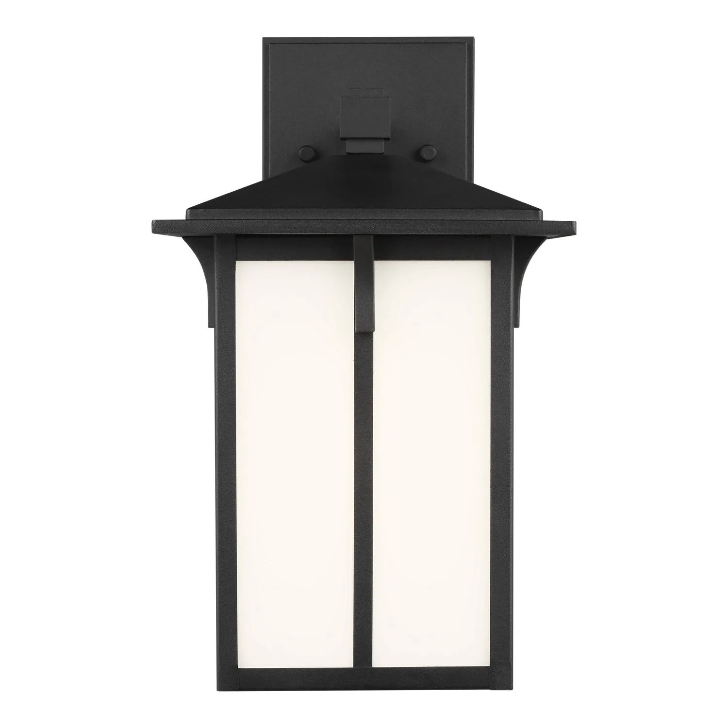 Tomek One Light Outdoor Wall Lantern in Black