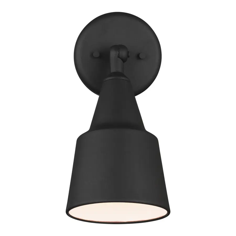 Flood Light One Light Outdoor Flood Light in Black