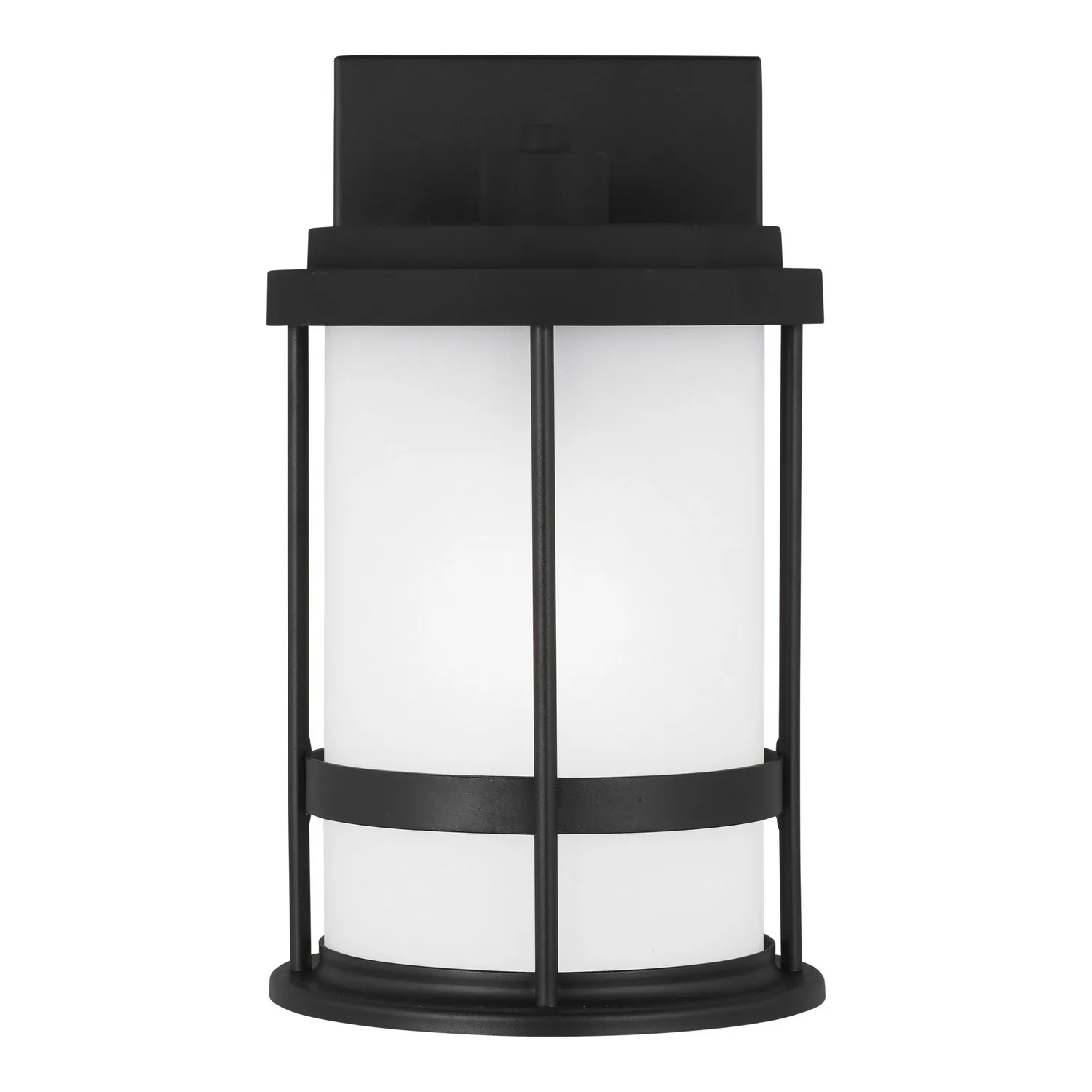 Wilburn One Light Outdoor Wall Lantern in Black