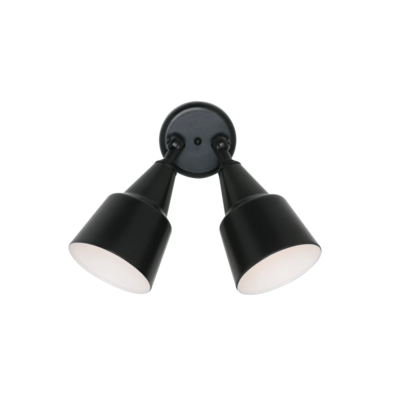 Two Light Outdoor Flood Light in Black