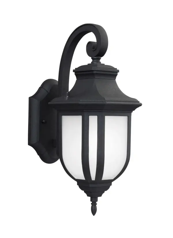 The Childress wall lantern delivers reliable outdoor illumination in a compact 6.4" profile. Its wet-rated die-cast aluminum construction and integrated LED make it ideal for exposed coastal or weather-prone locations.