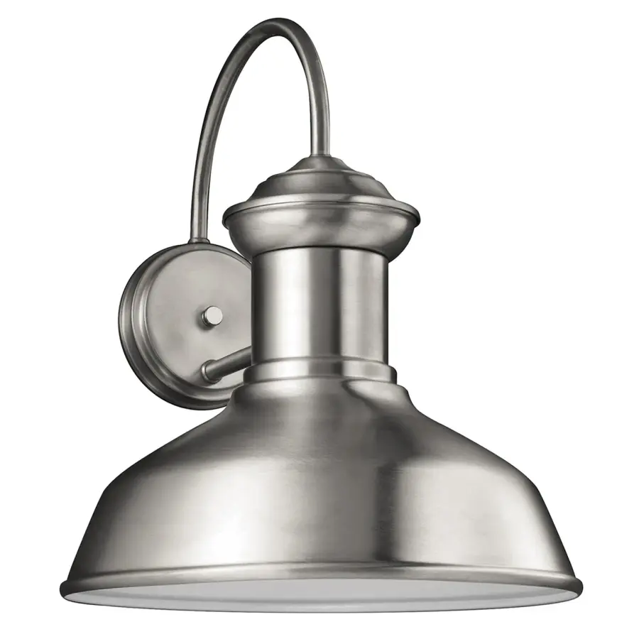 Fredricksburg Outdoor Wall Lantern in Satin Aluminum