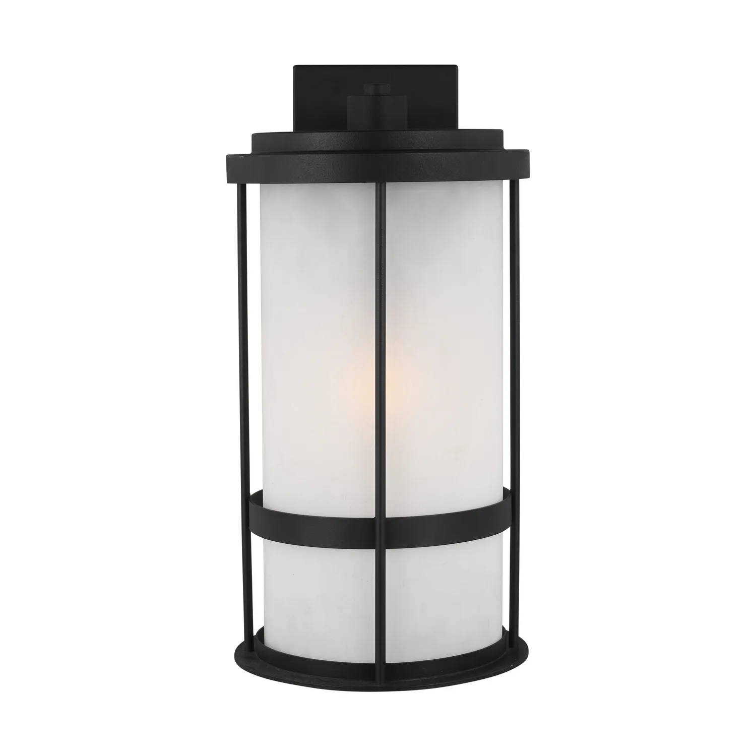 Wilburn One Light Outdoor Wall Lantern in Black