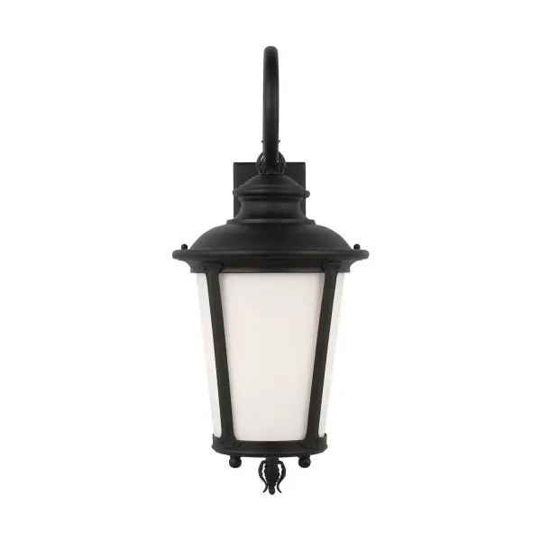 Cape May One Light Outdoor Wall Lantern in Black