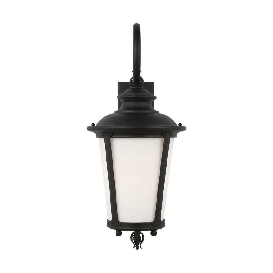 Cape May One Light Outdoor Wall Lantern in Black