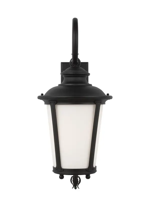 Cape May One Light Outdoor Wall Lantern in Black