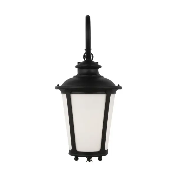 Cape May One Light Outdoor Wall Lantern in Black