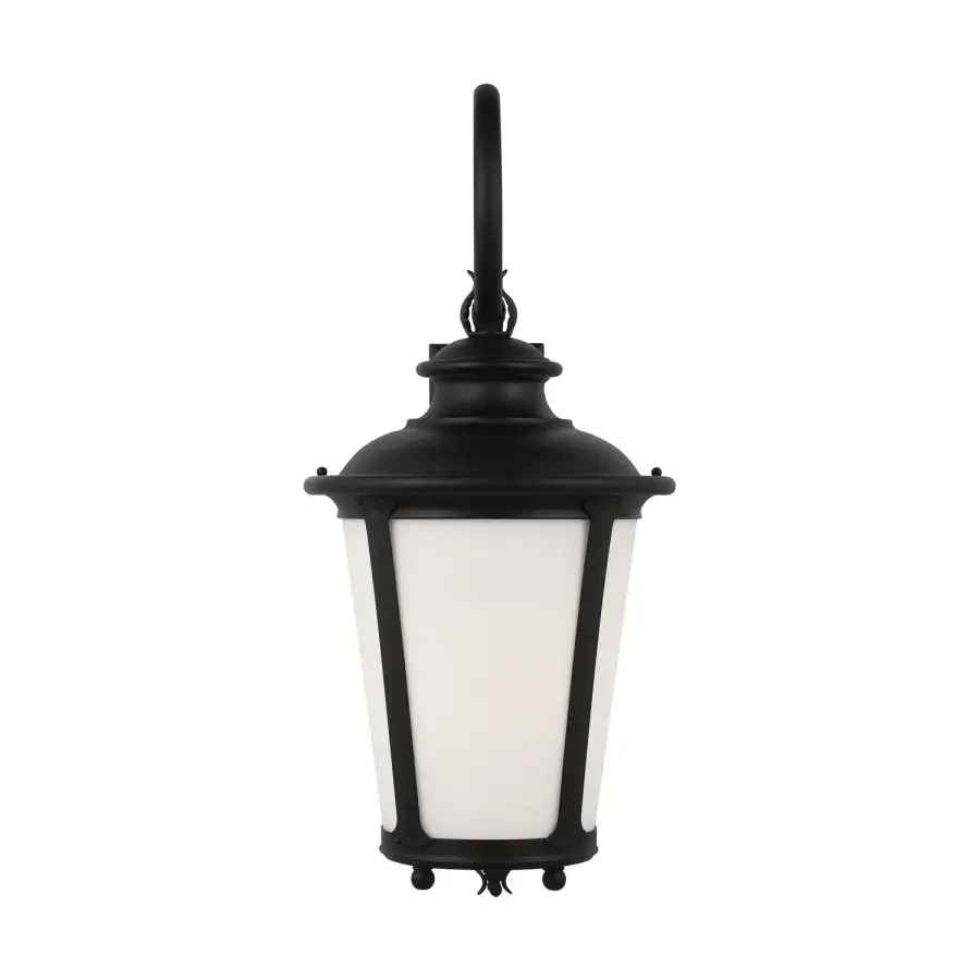 Cape May One Light Outdoor Wall Lantern in Black