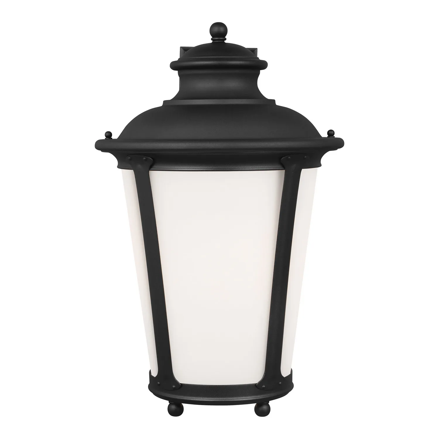 Cape May One Light Outdoor Wall Lantern in Black