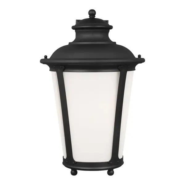 Cape May One Light Outdoor Wall Lantern in Black