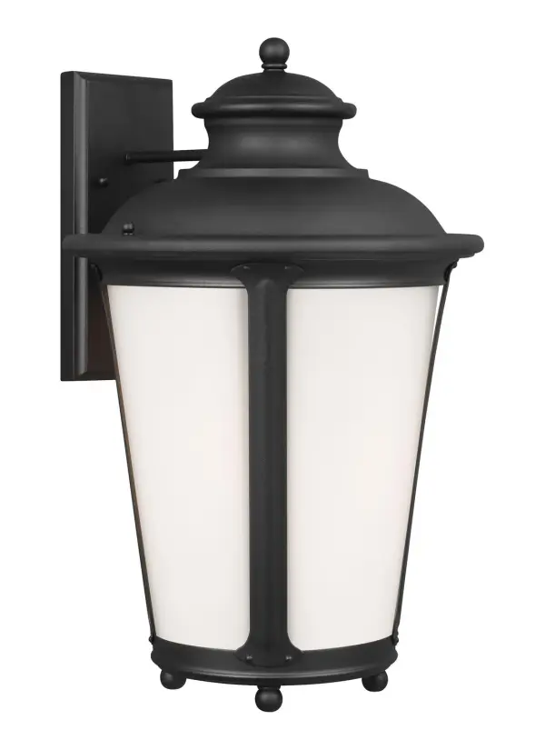 Cape May One Light Outdoor Wall Lantern in Black