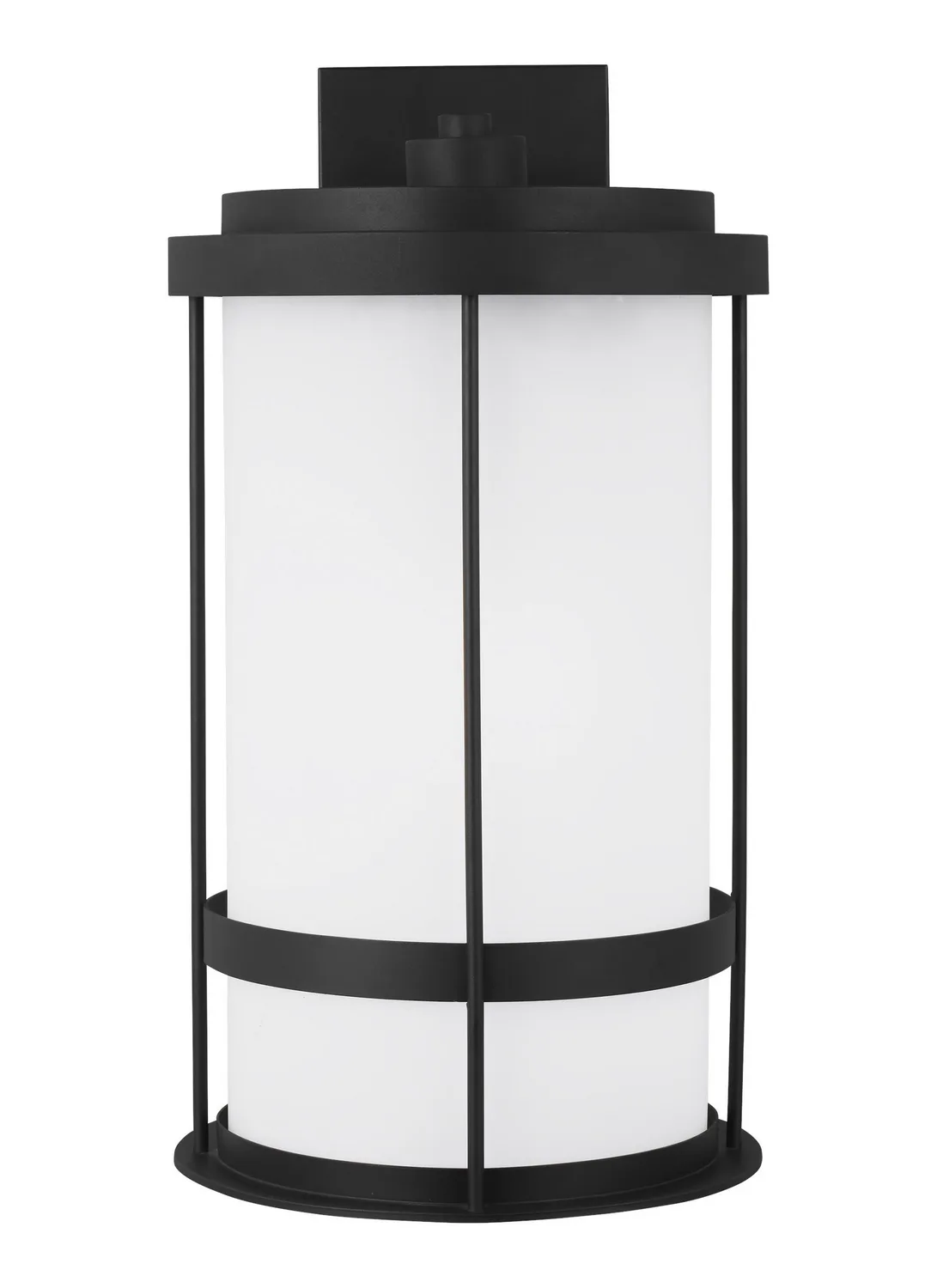 Wilburn One Light Outdoor Wall Lantern in Black