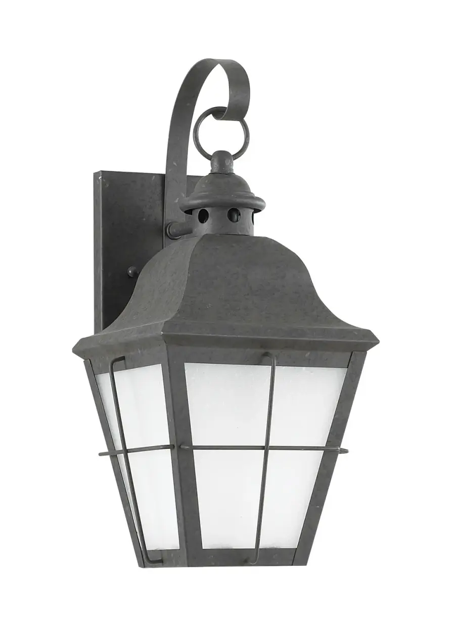 Chatham Outdoor Wall Lantern in Oxidized Bronze
