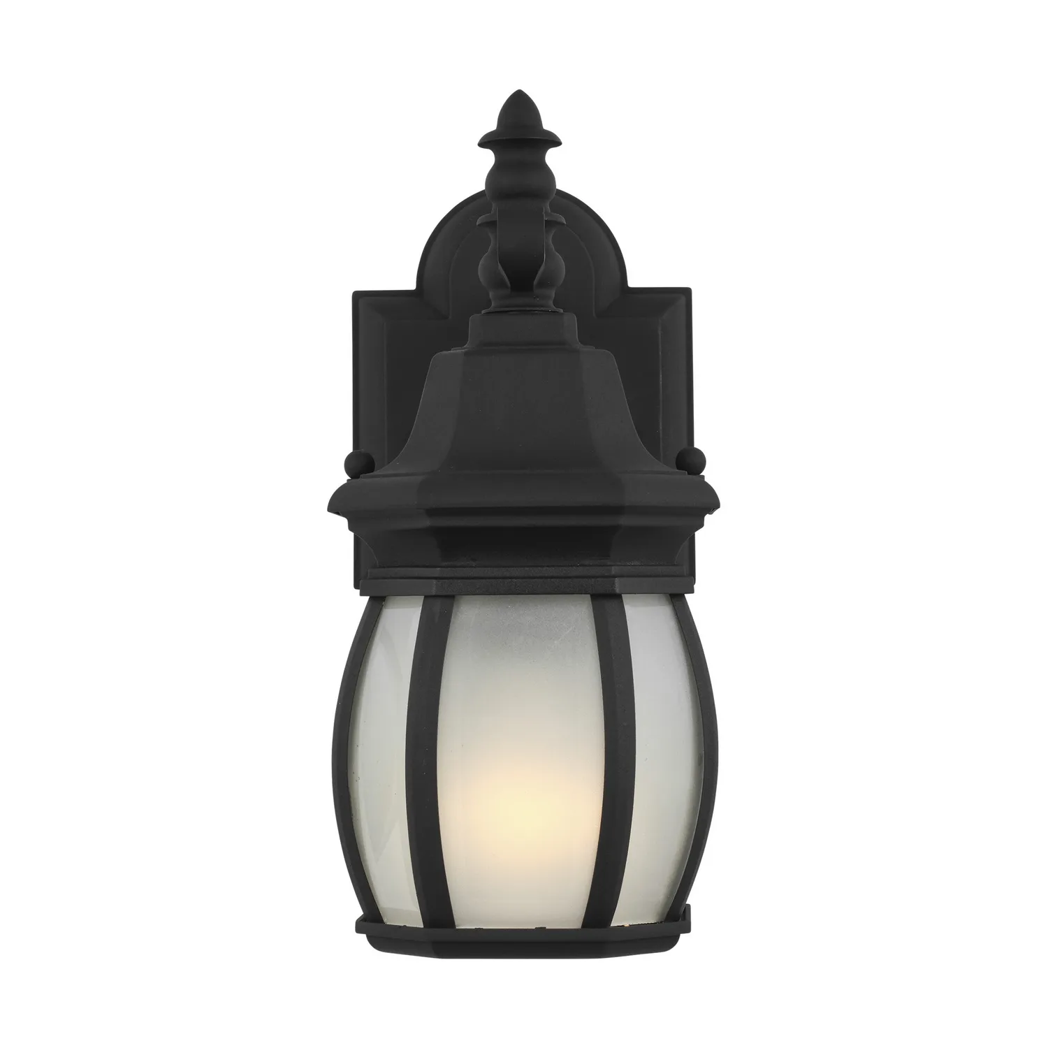 Wynfield One Light Outdoor Wall Lantern in Black