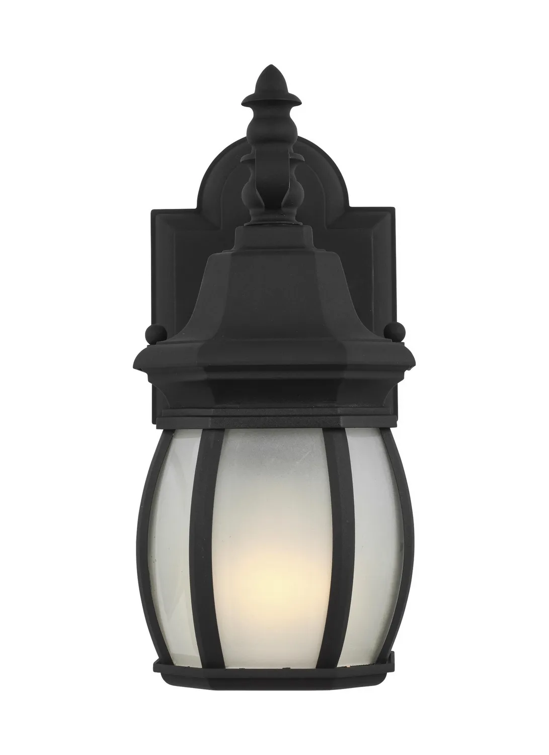Wynfield One Light Outdoor Wall Lantern in Black