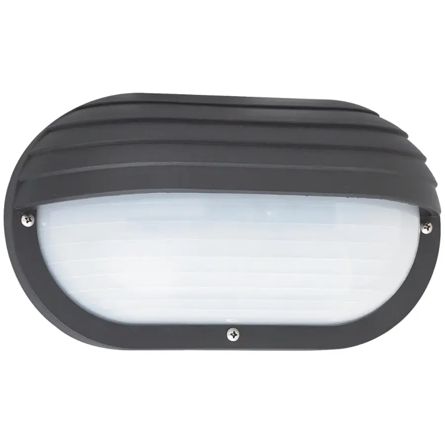 Bayside One Light Outdoor Wall Lantern in Black
