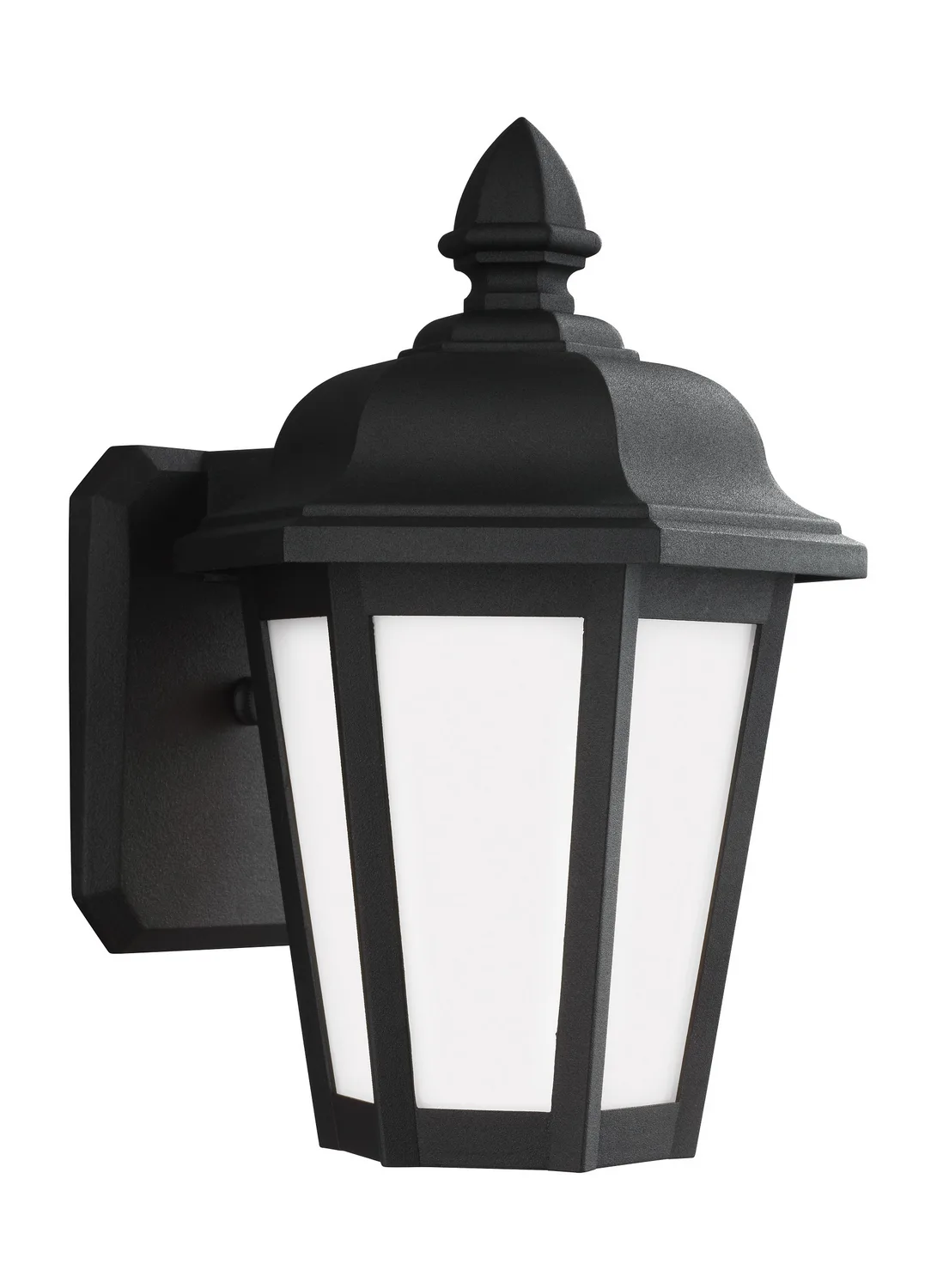 Brentwood One Light Outdoor Wall Lantern in Black