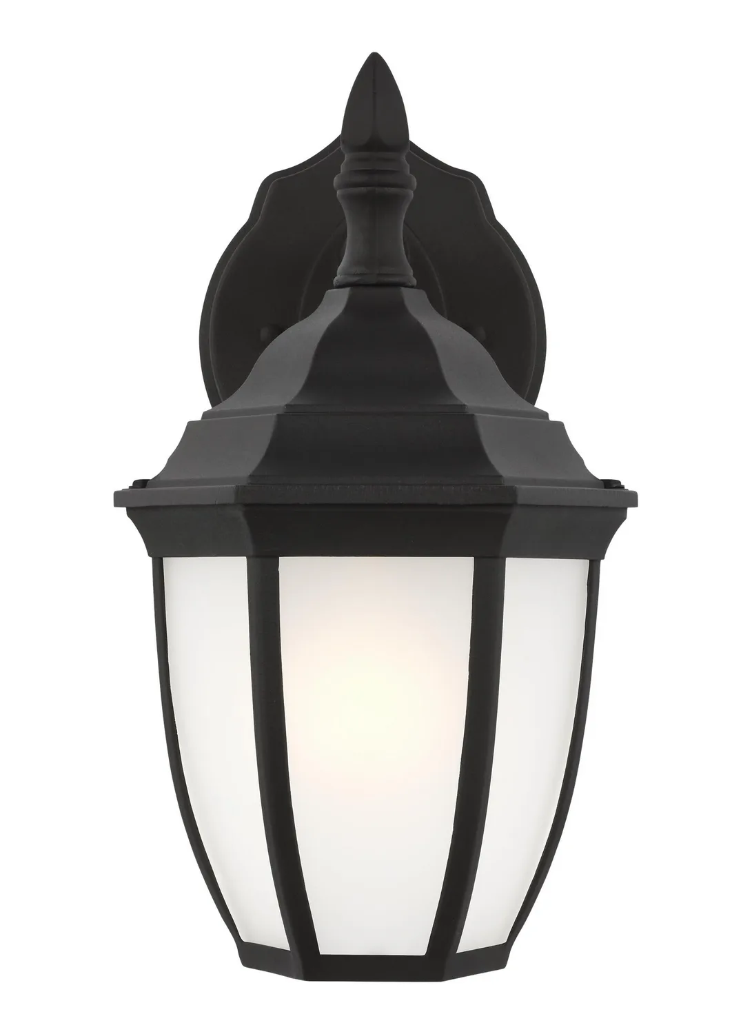 Bakersville One Light Outdoor Wall Lantern in Black
