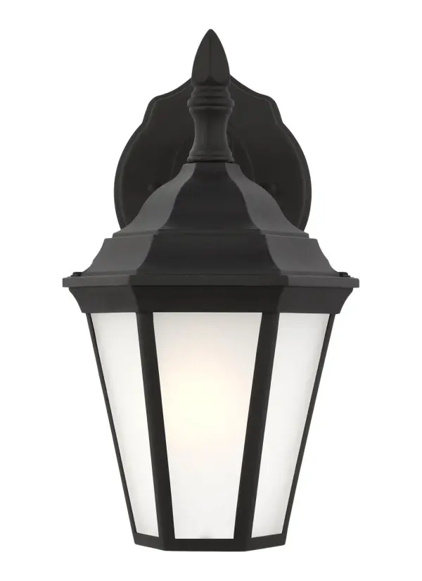 Bakersville One Light Outdoor Wall Lantern in Black