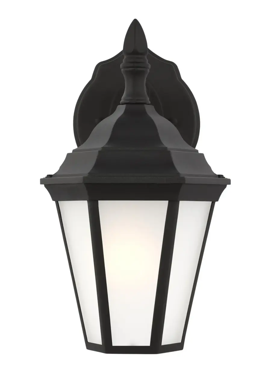 Bakersville One Light Outdoor Wall Lantern in Black