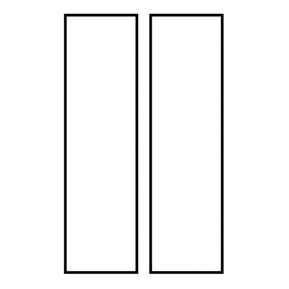 Address Number Tile in White