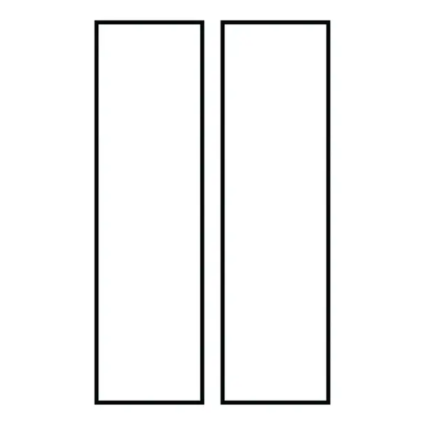 A simple, functional address number tile in durable white polycarbonate. Lightweight and weather-resistant, it provides clear visibility for home identification with a clean, contemporary aesthetic.