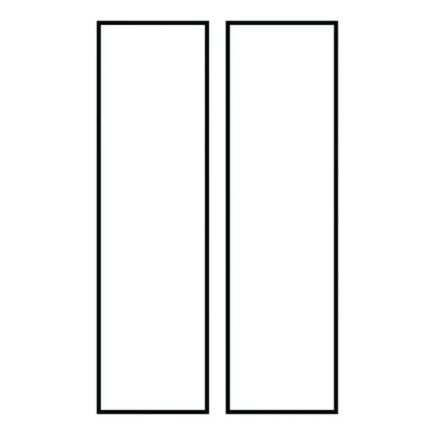 Address Number Tile in White