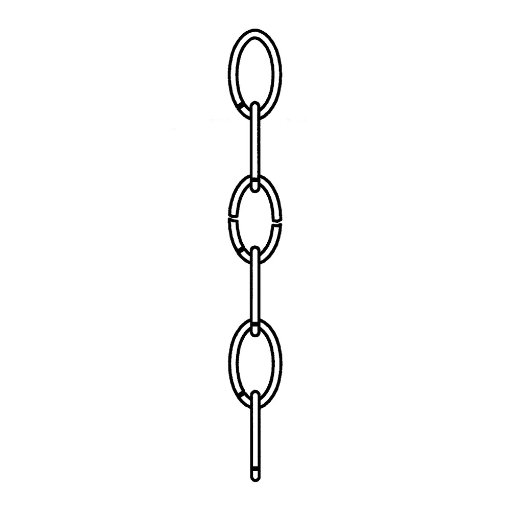 Decorative Chain in Blacksmith - 72 Inch