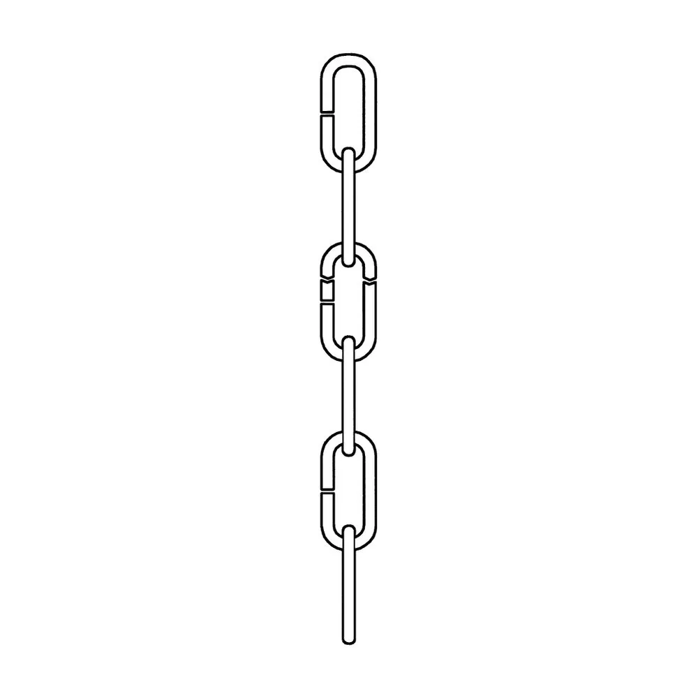 Decorative Replacement Chain in Antique Brushed Nickel