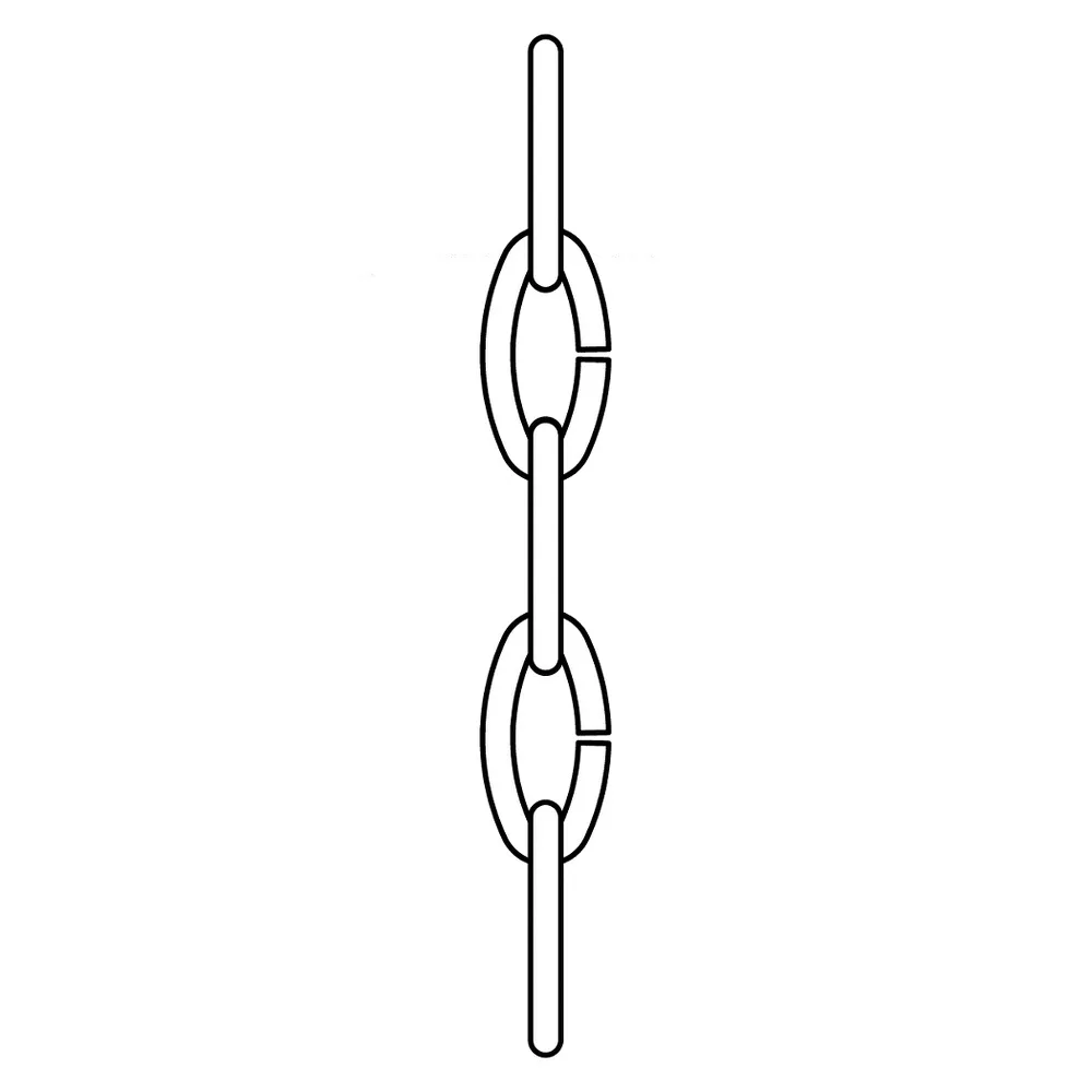 Decorative Chain in Blacksmith - 72 Inch