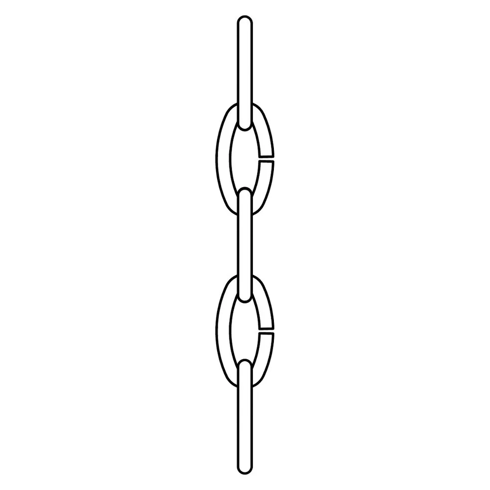 Decorative Replacement Chain in Antique Brushed Nickel