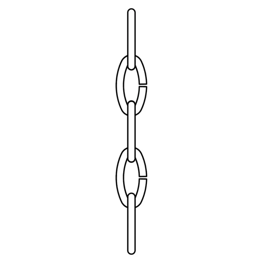 Decorative Replacement Chain in Antique Brushed Nickel