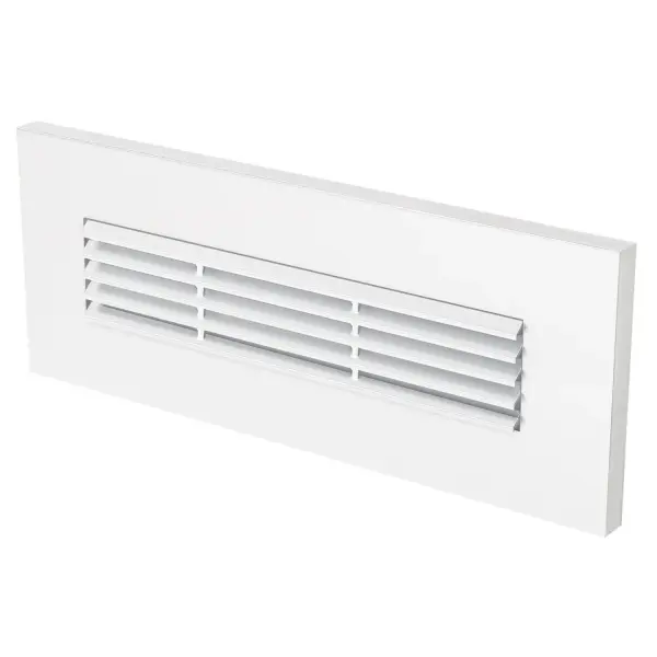 This compact LED brick light delivers 300 lumens of warm illumination with exceptional 90 CRI color rendering. The wet-rated aluminum housing ensures durability in all weather conditions, while the integrated LED provides 50,000 hours of maintenance-free operation.