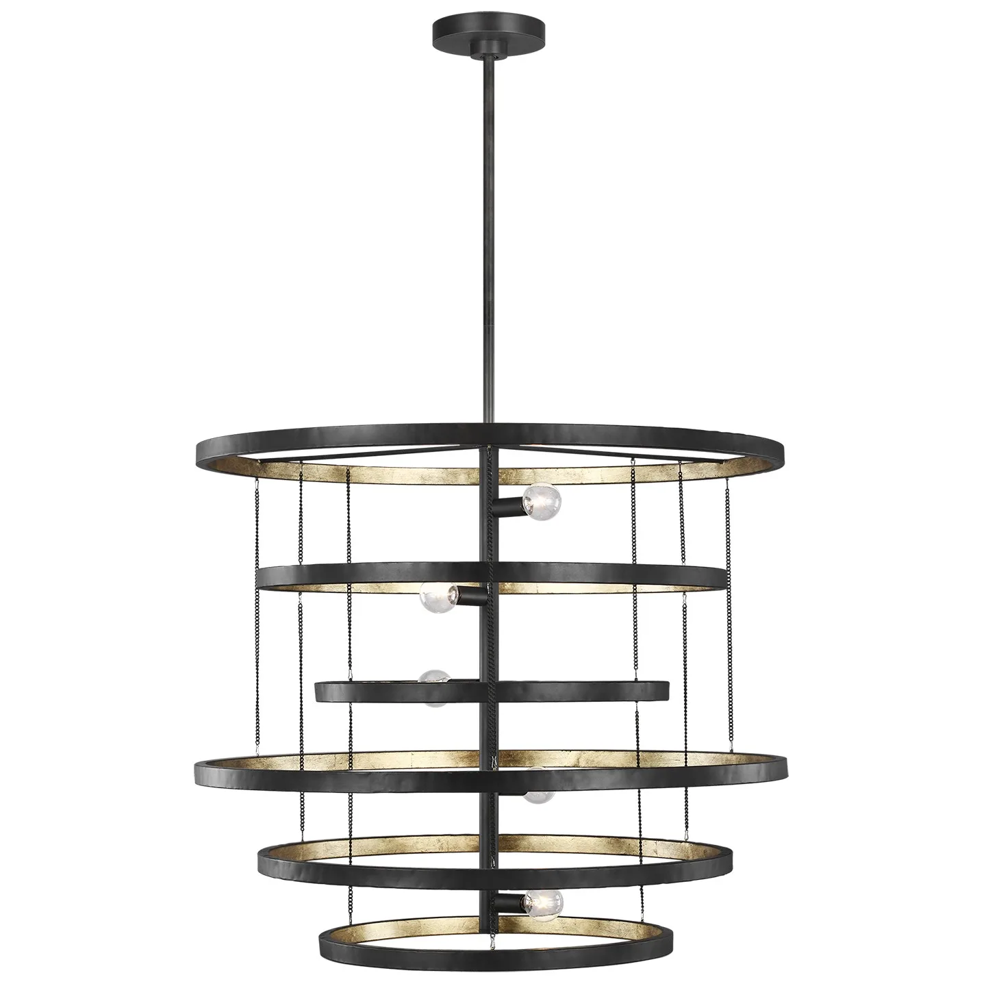 Celeste 5-Light Chandelier in Aged Iron
