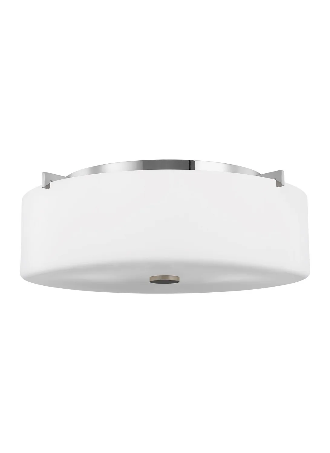 Sunset Drive 3-Light Flush Mount in Chrome