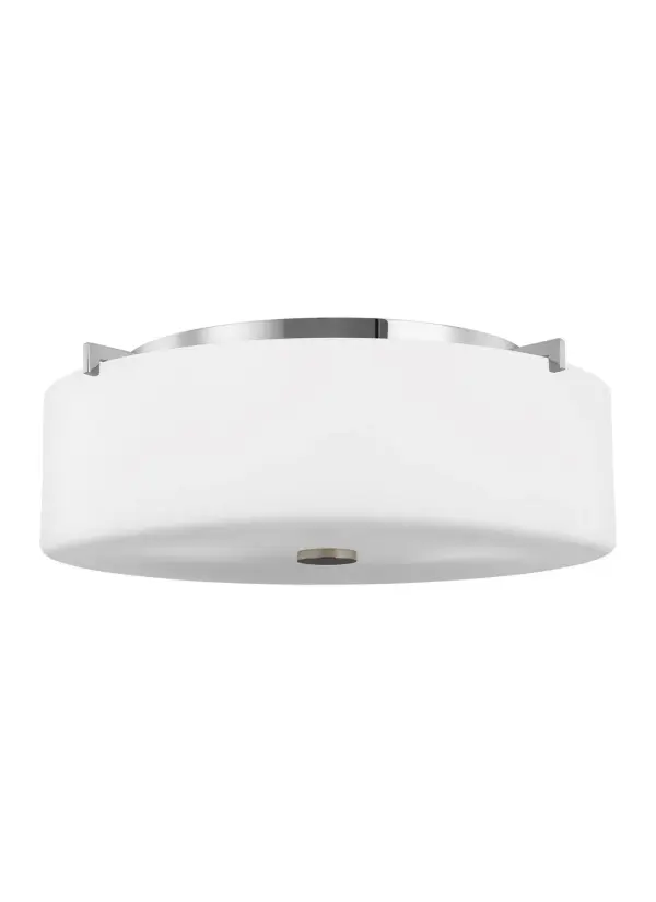 Collection: Sunset Drive Designer: Sea Gull Rooms: Dining Room, Entry Room/Hallway, Kitchen Finish: Chrome Glass: White Opal Etched Width: 16.00" Height: 6.25" Weight: 6.50 lb Wire: 8" Black/White Canopy: D:10.875'' H:1.125'' Round Number of Bulbs: 3 Maximum Wattage: 60.00 W Bulb Type: A19 Bulb Base: Medium Voltage: 120.00 V Material: Steel Country of Origin: Philippines Safety Listing: cETL Safety Rating: Damp Connection: Hardwired Title 24 Spec Sheet Instructions Parts Diagram