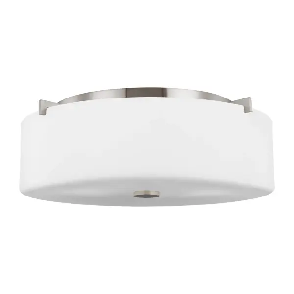 Collection: Sunset Drive Designer: Sea Gull Rooms: Dining Room, Entry Room/Hallway, Kitchen Finish: Brushed Steel Glass: White Opal Etched Width: 16.00" Height: 6.25" Weight: 6.50 lb Wire: 8" Black/White Canopy: D:10.875'' H:1.125'' Round Bulbs Included Number of Bulbs: 3 Maximum Wattage: 9.00 W Bulb Type: A19 Bulb Base: Medium Light Source: LED Light Output: 800.00 lm Color Temperature: 3000 K CRI: 90 Beam Spread: 230.00° Rated Average Life: 15000 Voltage: 120.00 V Material: Steel Country of Origin: China Safety Listing: cETL Safety Rating: Damp Energy Star Title 24 LED Spec Sheet Instructions Parts Diagram