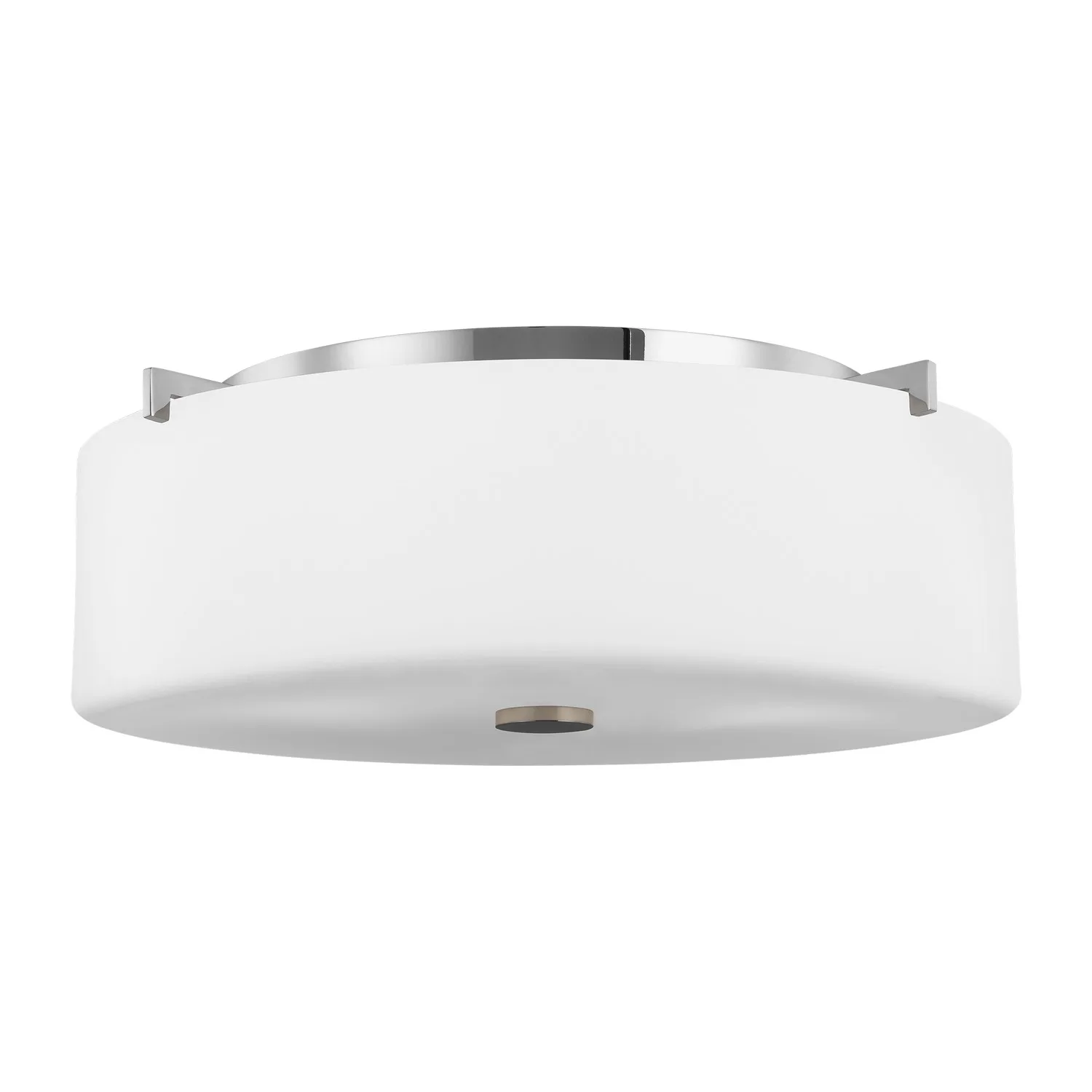 Sunset Drive 3-Light Flush Mount in Chrome