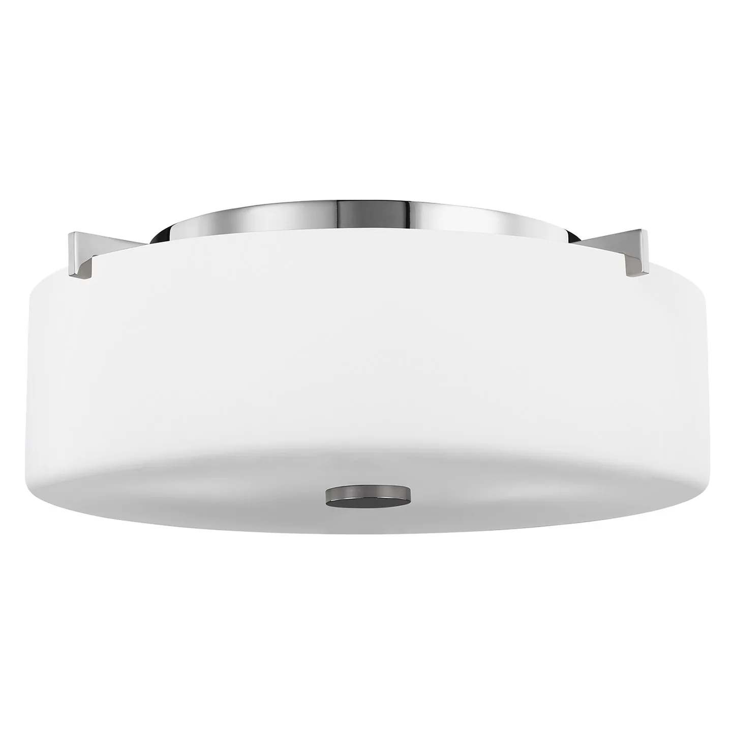 Sunset Drive Two Light Flush Mount in Chrome