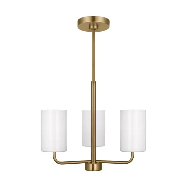 Collection: Rhett Rooms: Dining Room, Entry Room/Hallway, Living Room Finish: Satin Brass Glass: Clear outside / painted white inside Width: 18.00" Height: 14.13" Weight: 4.60 lb Wire: 72" Clear Silver Rod: (3) 12",(1) 6" Canopy: D:5.5'' H:0.875'' Round Number of Bulbs: 3 Maximum Wattage: 60.00 W Bulb Type: A19 Bulb Base: Medium Voltage: 120.00 V Material: Steel Country of Origin: Vietnam Safety Listing: cETL Safety Rating: Damp Title 24 Spec Sheet