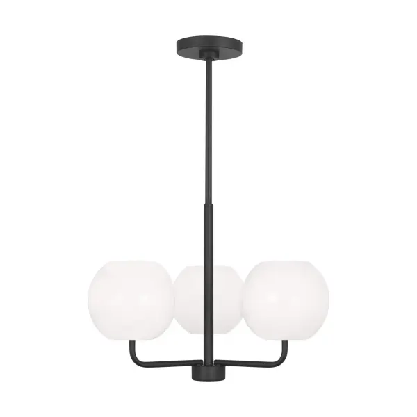 Collection: Rory Rooms: Dining Room, Entry Room/Hallway, Living Room Finish: Midnight Black Glass: Opal Width: 21.00" Height: 14.13" Weight: 5.60 lb Wire: 72" Black Rod: (3) 12",(1) 6" Canopy: D:5.5'' H:0.875'' Round Bulbs Included Number of Bulbs: 3 Maximum Wattage: 9.00 W Bulb Type: A19 Bulb Base: E26 Medium Light Output: 800.00 lm Color Temperature: 3000 K CRI: 90 Voltage: 120.00 V Material: Steel Country of Origin: Vietnam Safety Listing: cETL Safety Rating: Damp Title 24 Spec Sheet