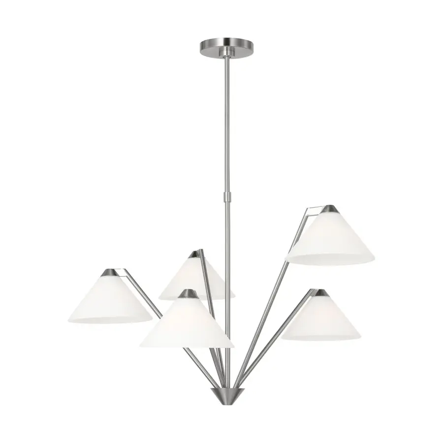 Werley 5-Light Chandelier in Brushed Nickel