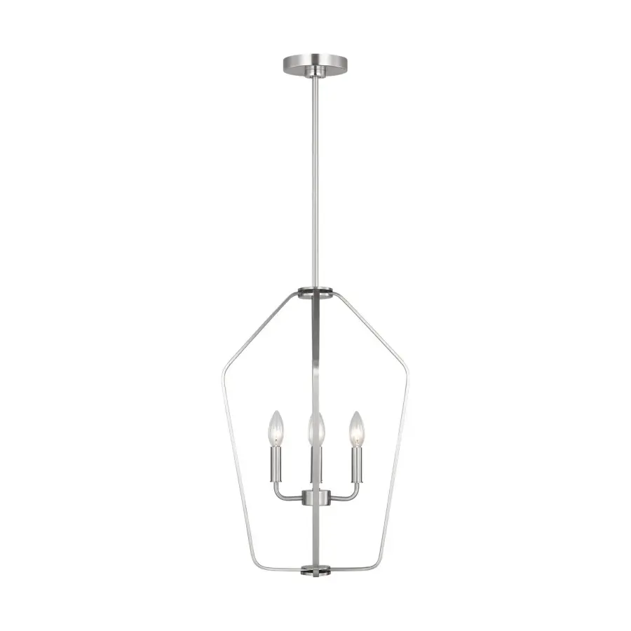 Kennan Four Light Chandelier in Brushed Nickel