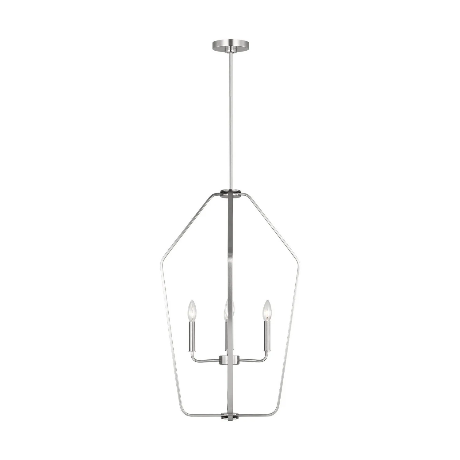 Kennan Four Light Chandelier in Brushed Nickel