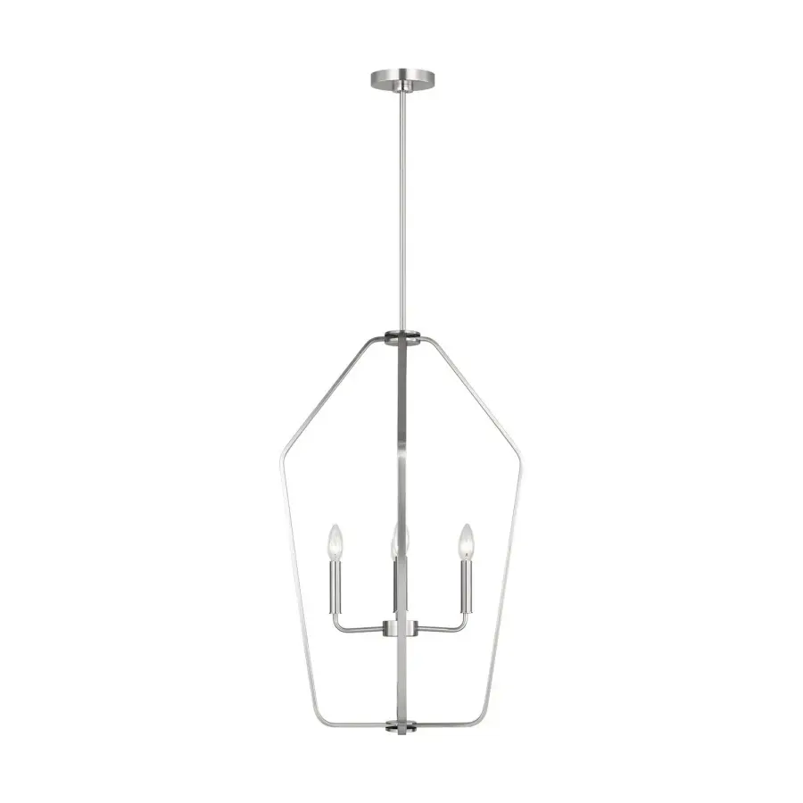 Kennan Four Light Chandelier in Brushed Nickel